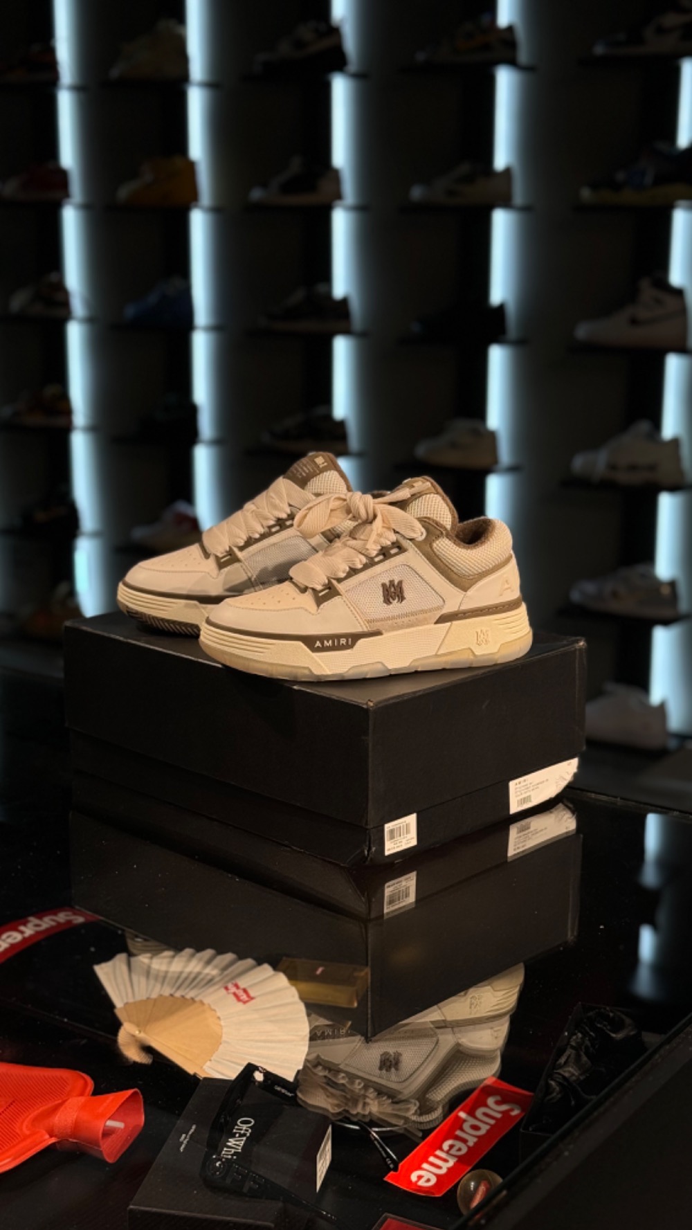 Amiri MA-1 White Brown — 39.5, Novo