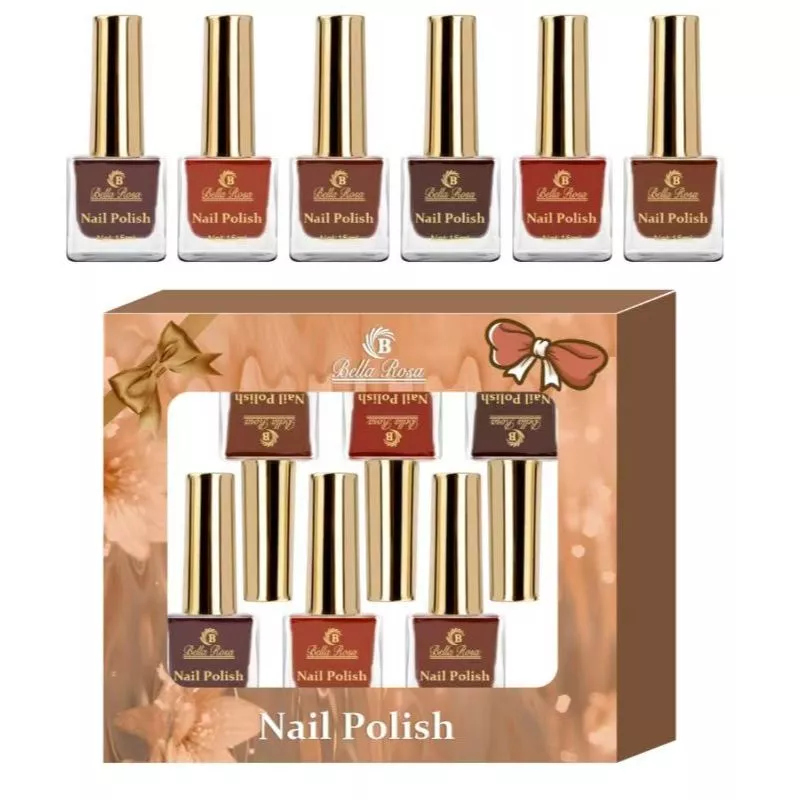Kit com 6 esmaltes - Bella Rosa