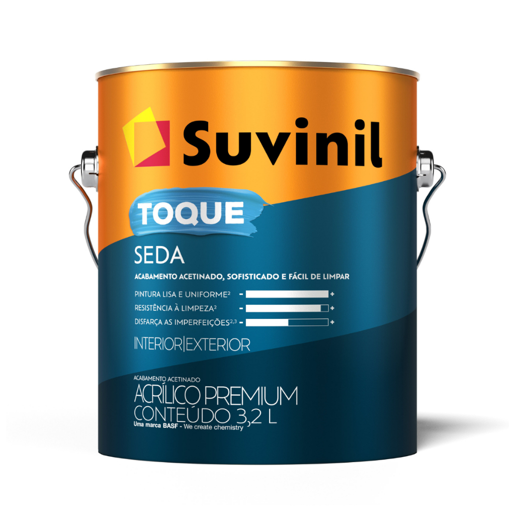 Tinta Toque Seda Cores Mais Vendidas 3,2L Suvinil