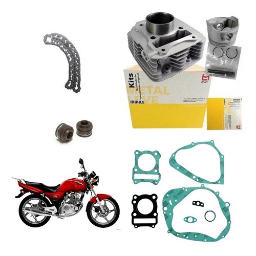Kit Motor Completo Suzuki Yes 125 Corrente Comando Retentor