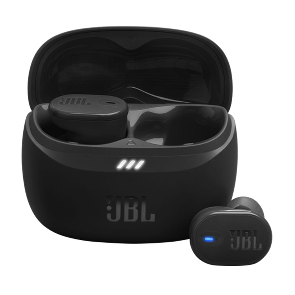 FONE DE OUVIDO JBL TUNE BUDS 2 COM ESTOJO PARA CARREGAMENTO PRETO JBLTBUDS2BLKBR