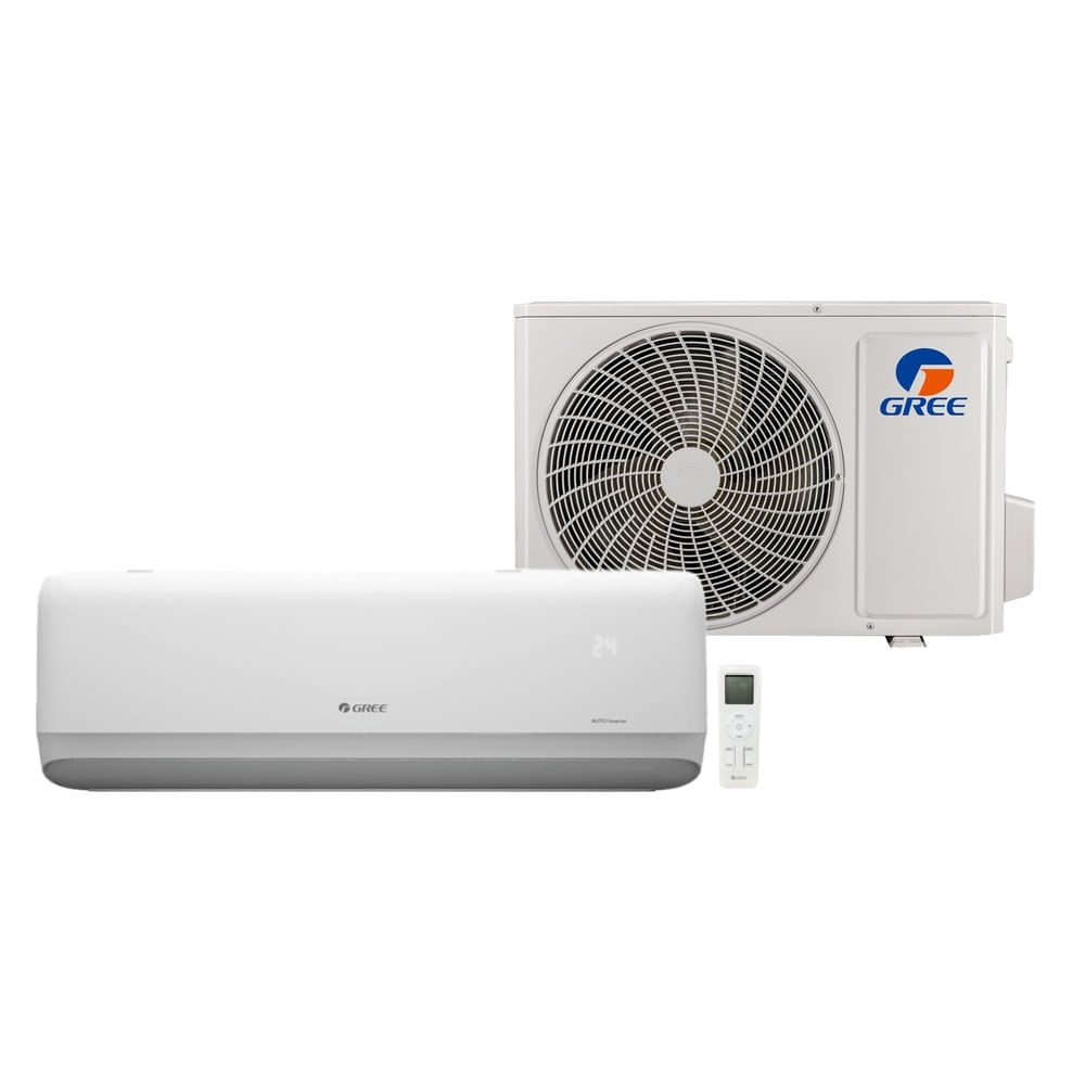 Ar Condicionado Split Inverter Gree G-Side 9000 BTU/h Quente e Frio GWH09ATBXB-D6DNA3B - 220 Volts