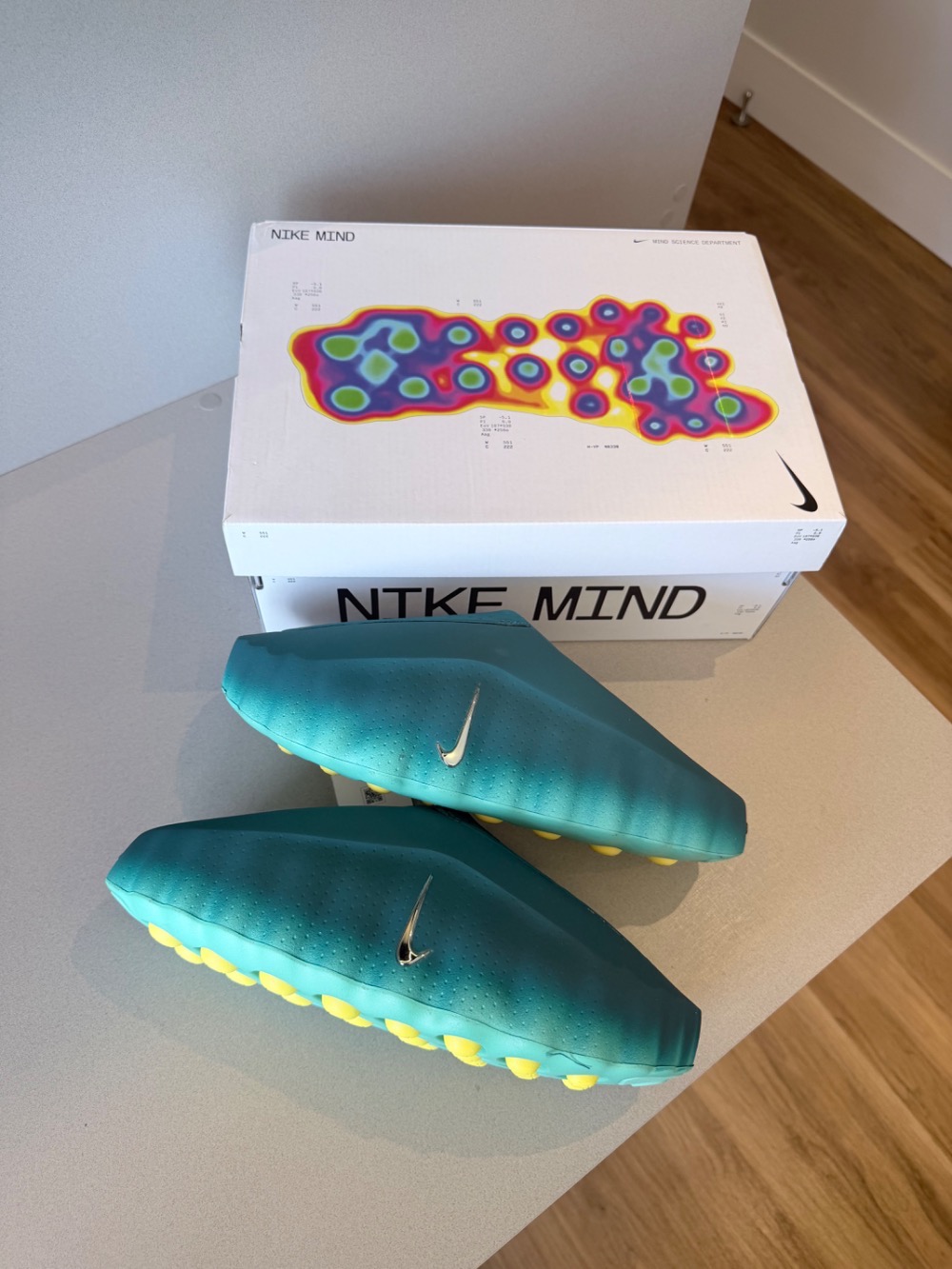 Nike Mind 001 Geode Teal Light Menta (Kit Seleção 2026) — 42, Novo