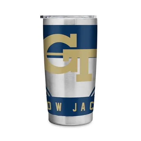 Copo Aço Inox Georgia Tech NCAA 590ml Tampa