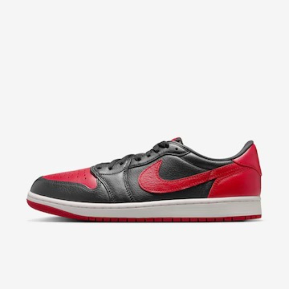 Air Jordan 1 Retro Low OG Banned Black Varsity Red — 39, Novo