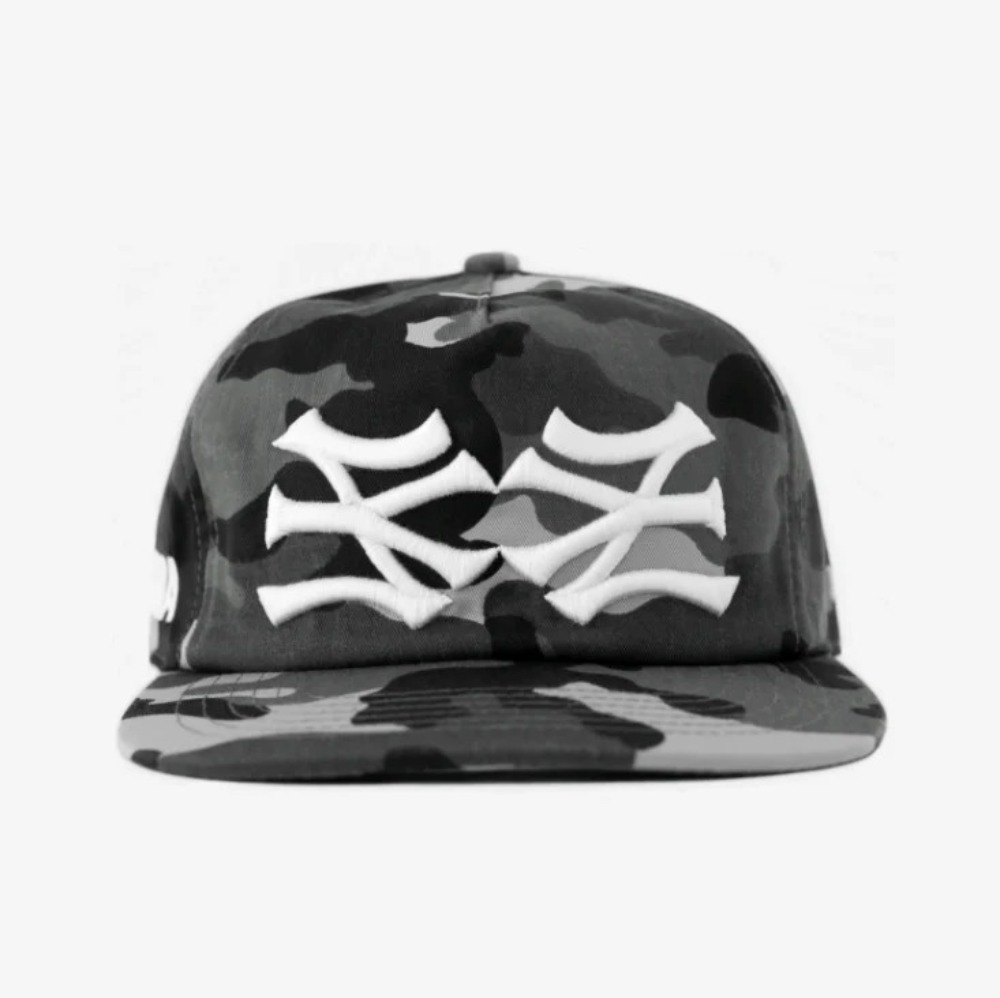 Boné oMA Studios NY NY Grey Camo — Único, Novo