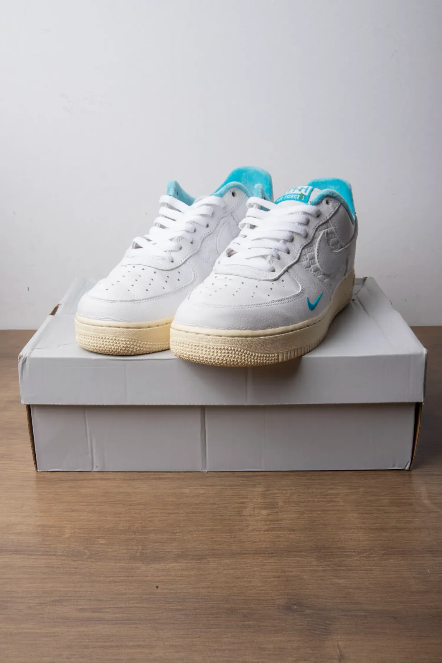 Kith x Nike Air Force 1 Hawaii White Blue — 42, Usado