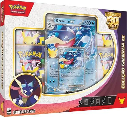 Box Pokémon Ex Greninja 30 Anos