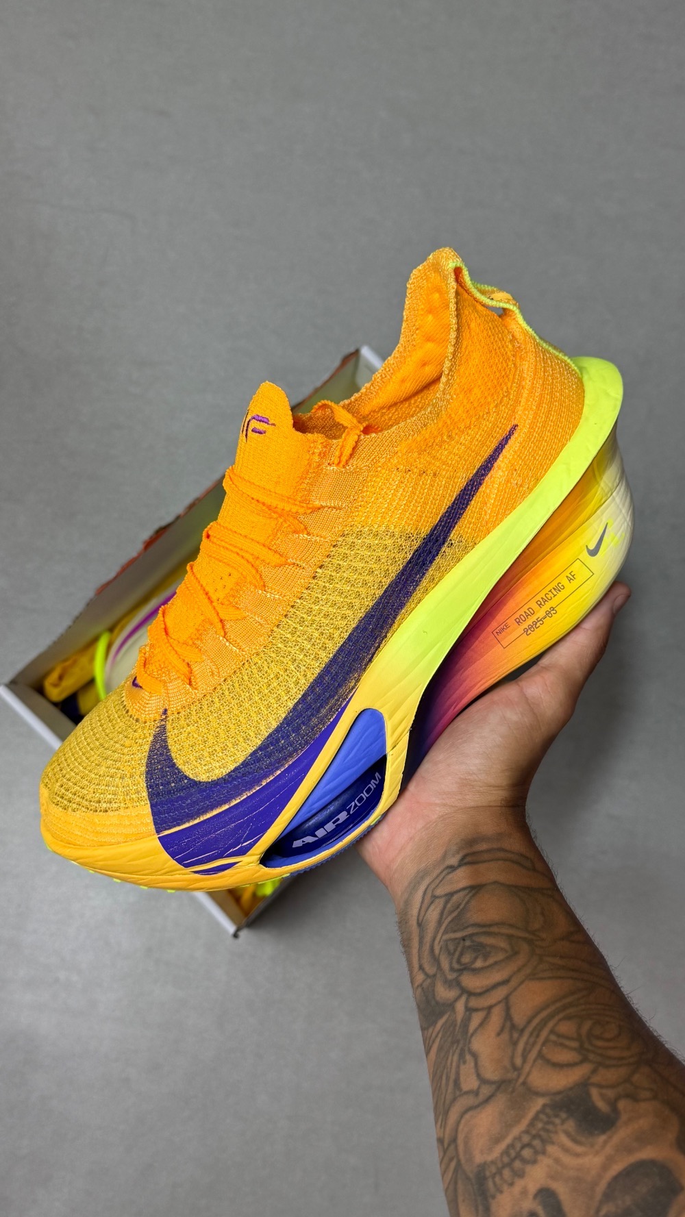 Nike Air Zoom Alphafly NEXT% 3 Laser Orange Indigo Burst — 41, Novo