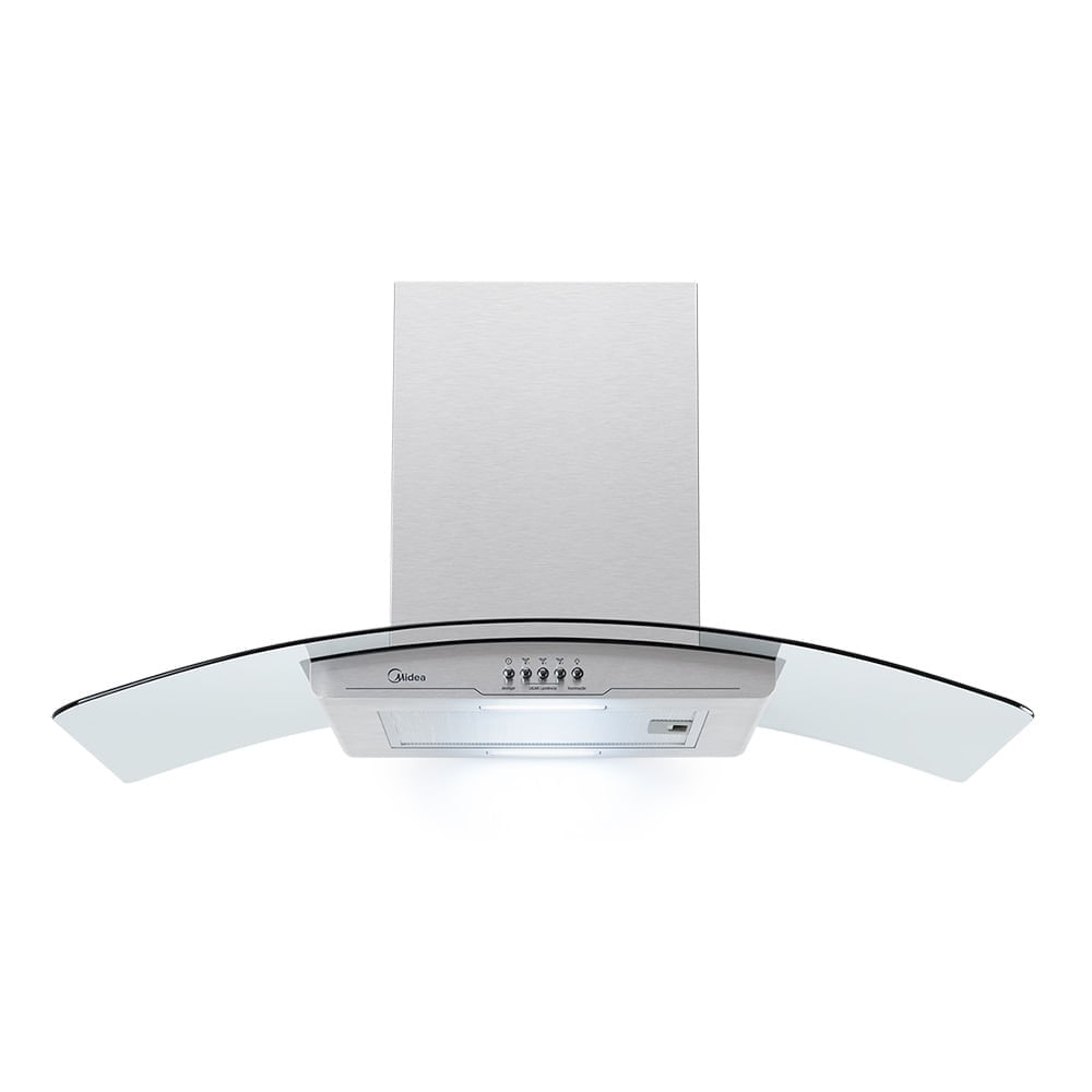 Coifa de Parede Midea 90cm Vidro Inox RGB902 – 220 Volts