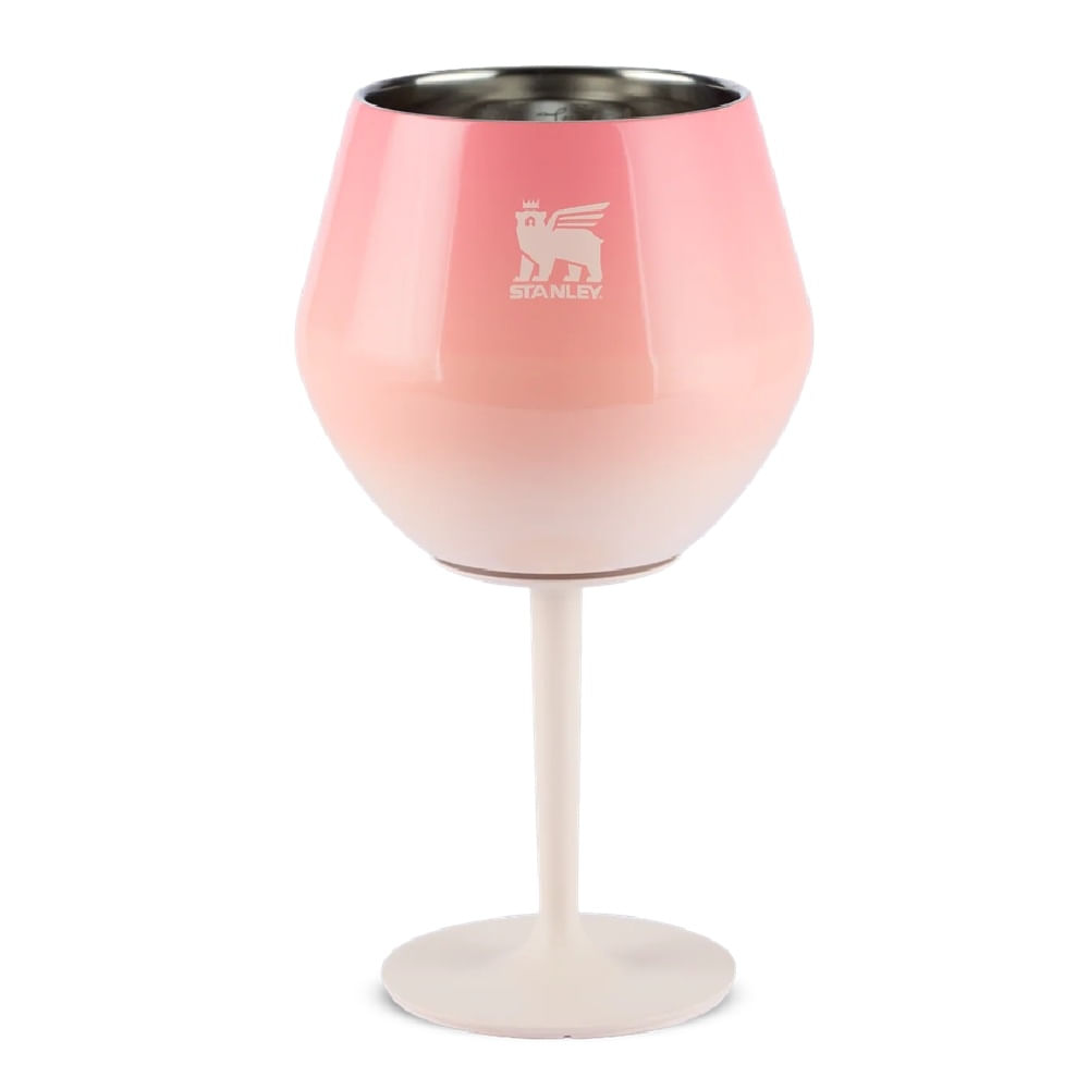 TAÇA TÉRMICA STANLEY COCKTAIL SUNSET GLOSS 414ML 2 EM 1 EM AÇO INOX PINK MESA 08832-00
