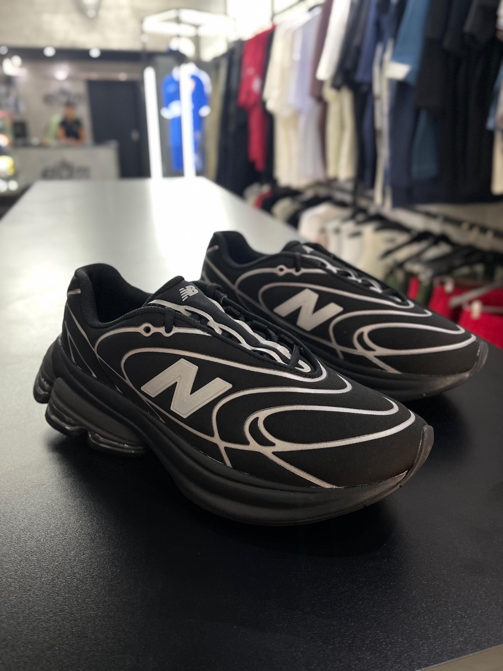 New Balance Abzorb 5030 Black Silver Metallic — 40 / 41 / 42 / 43, Novo