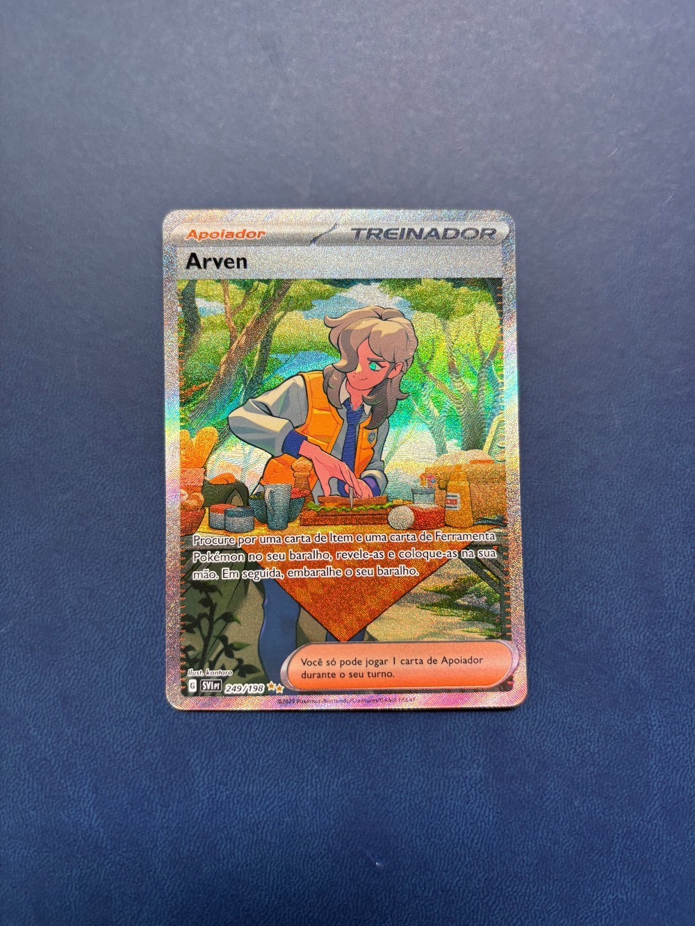 Arven (249/198) Escarlate e Violeta Pokémon TCG — Lightly Played, Usado