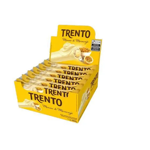 [VIP] Chocolate Trento Mousse Maracujá 16x29g
