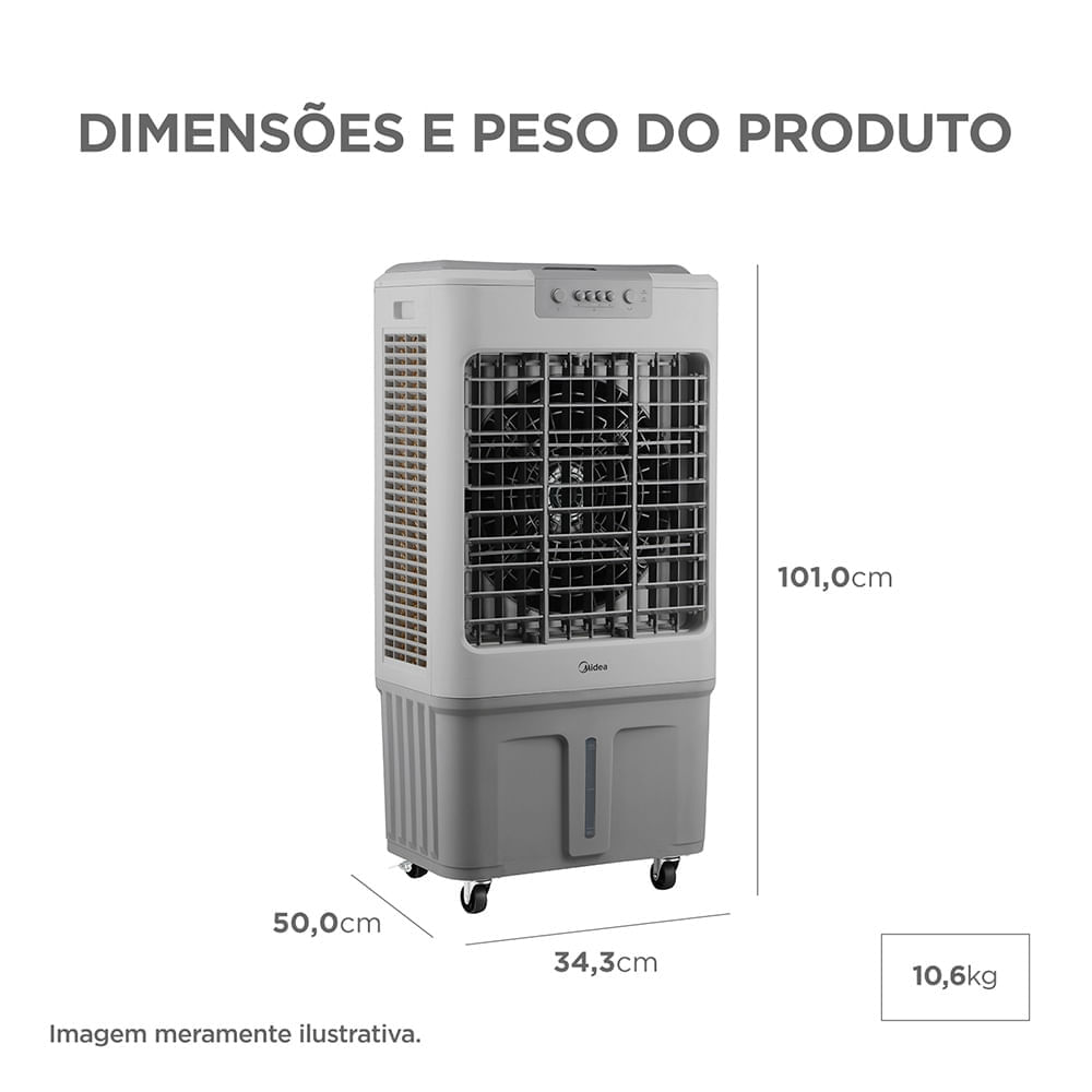 Foto 5 de Climatizador de Ar 34,5L Midea 110