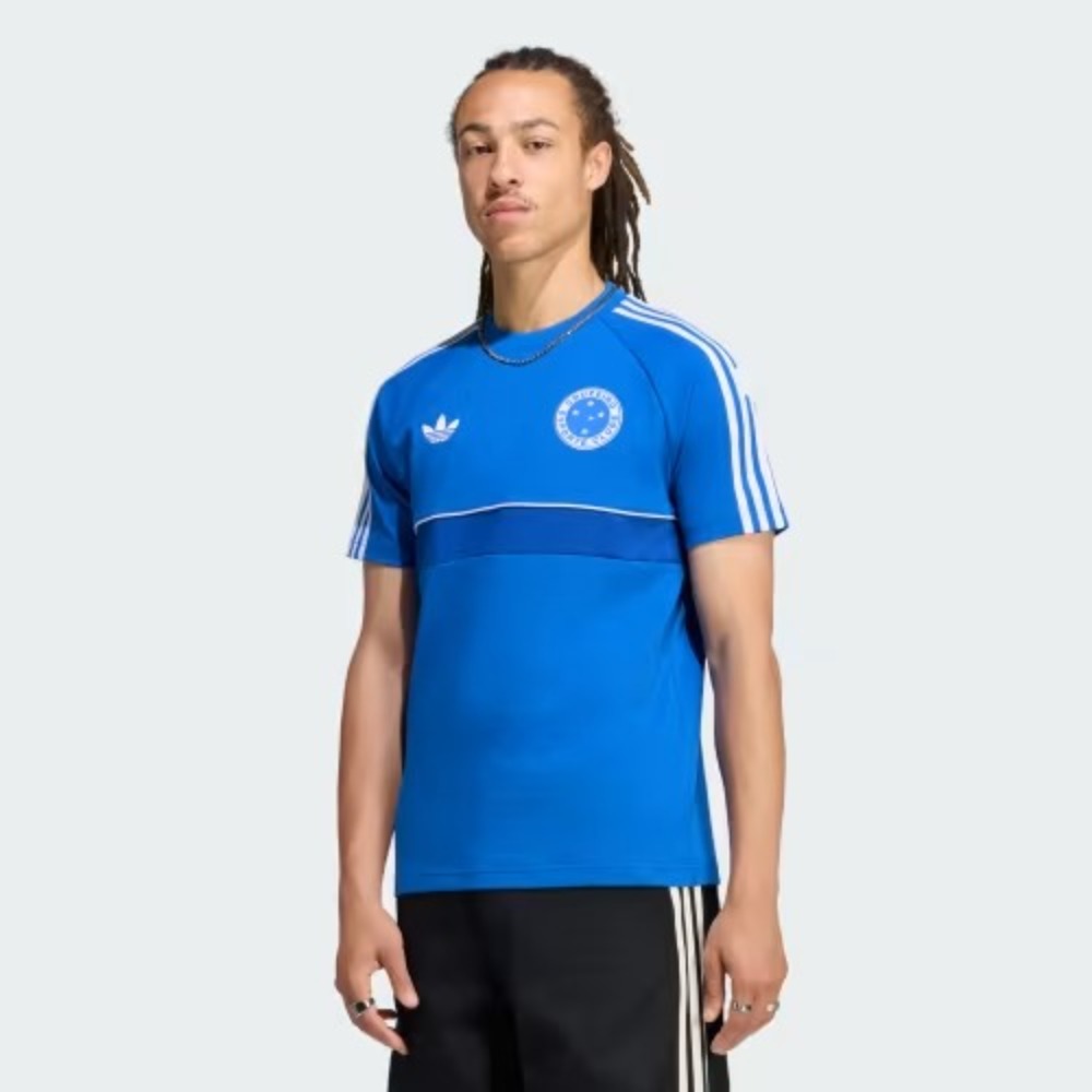 Camiseta adidas Cruzeiro Esporte Clube Originals Blue — P / M / G / XG, Novo