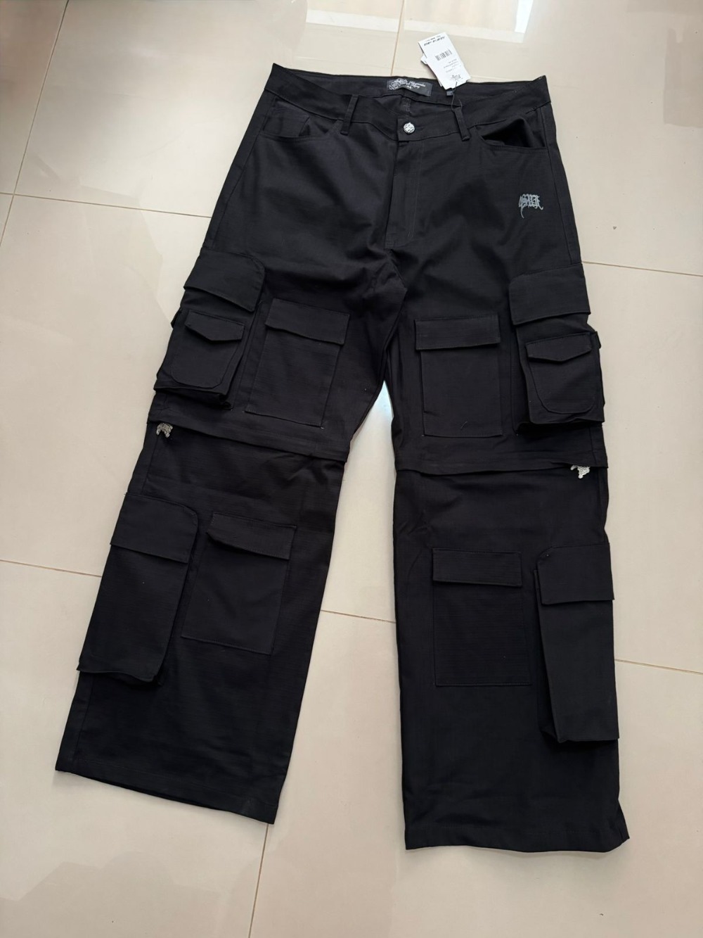 Calça Sufgang Cargo 4SUF Utility Vira Shorts Black — 46 / 48, Novo