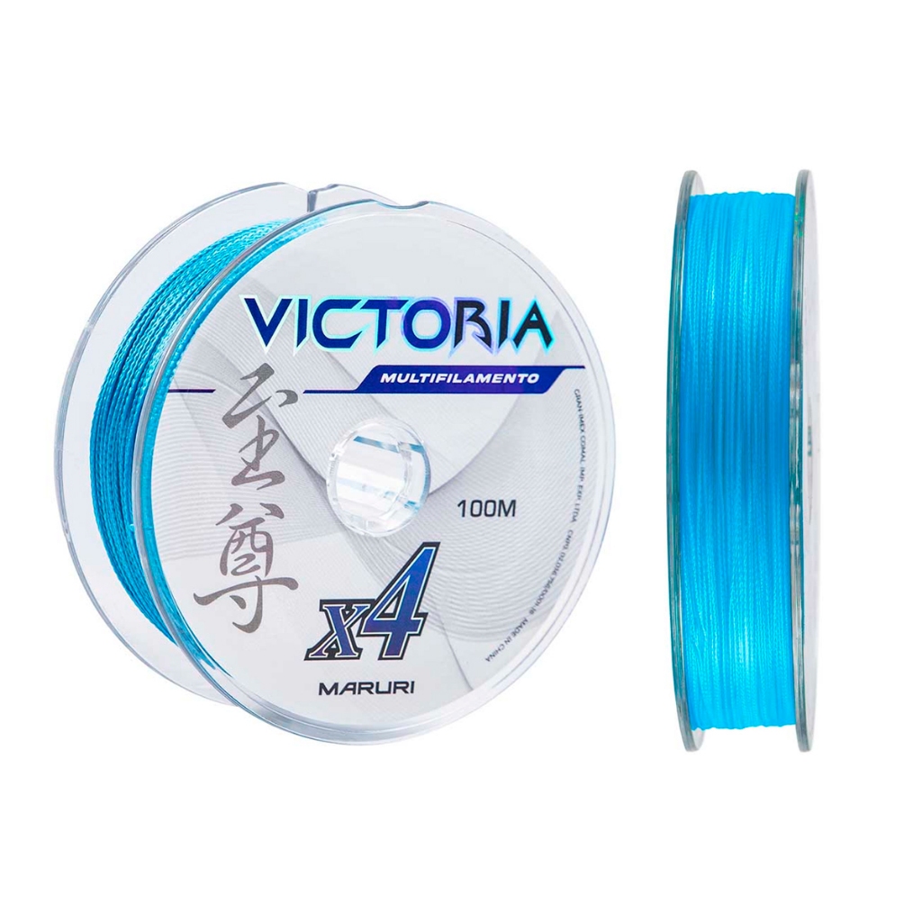 Linha Multifilamento Victoria 4x 100mts Azul - Maruri