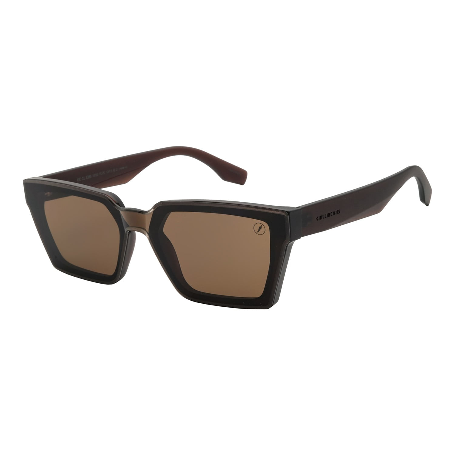 Óculos de Sol Masculino Infinity Quadrado Marrom OC.CL.5355.0202 M