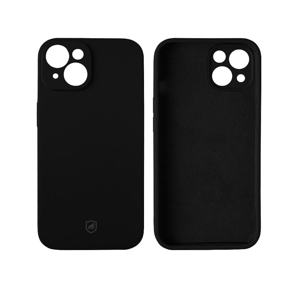 Foto 4 de Capa para iPhone 14 - Silicon Premium Preta - Gshield
