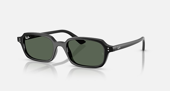 Ray-Ban Óculos De Sol Zuri Bio-based - Quadro Preto Lente Verde 52-19