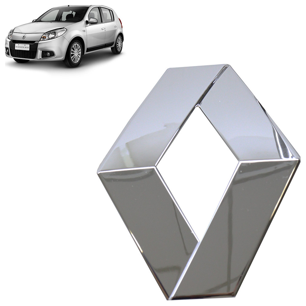 Emblema Grade Dianteira Sandero 2008 2009 2010 2011 2012 Cromado