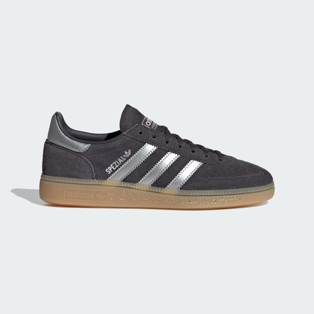 adidas Handball Spezial Utility Black Silver Metallic Gum — 39, Novo