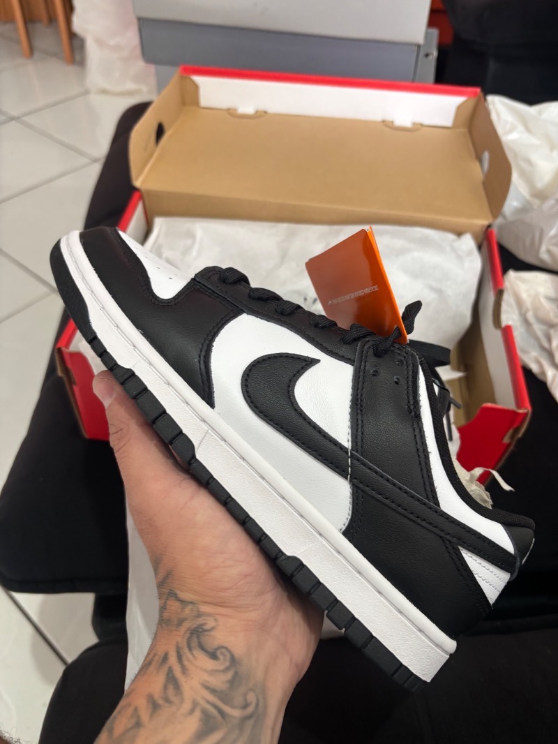 Foto 2 de Nike Dunk Low GS Black White Panda — 34, Novo