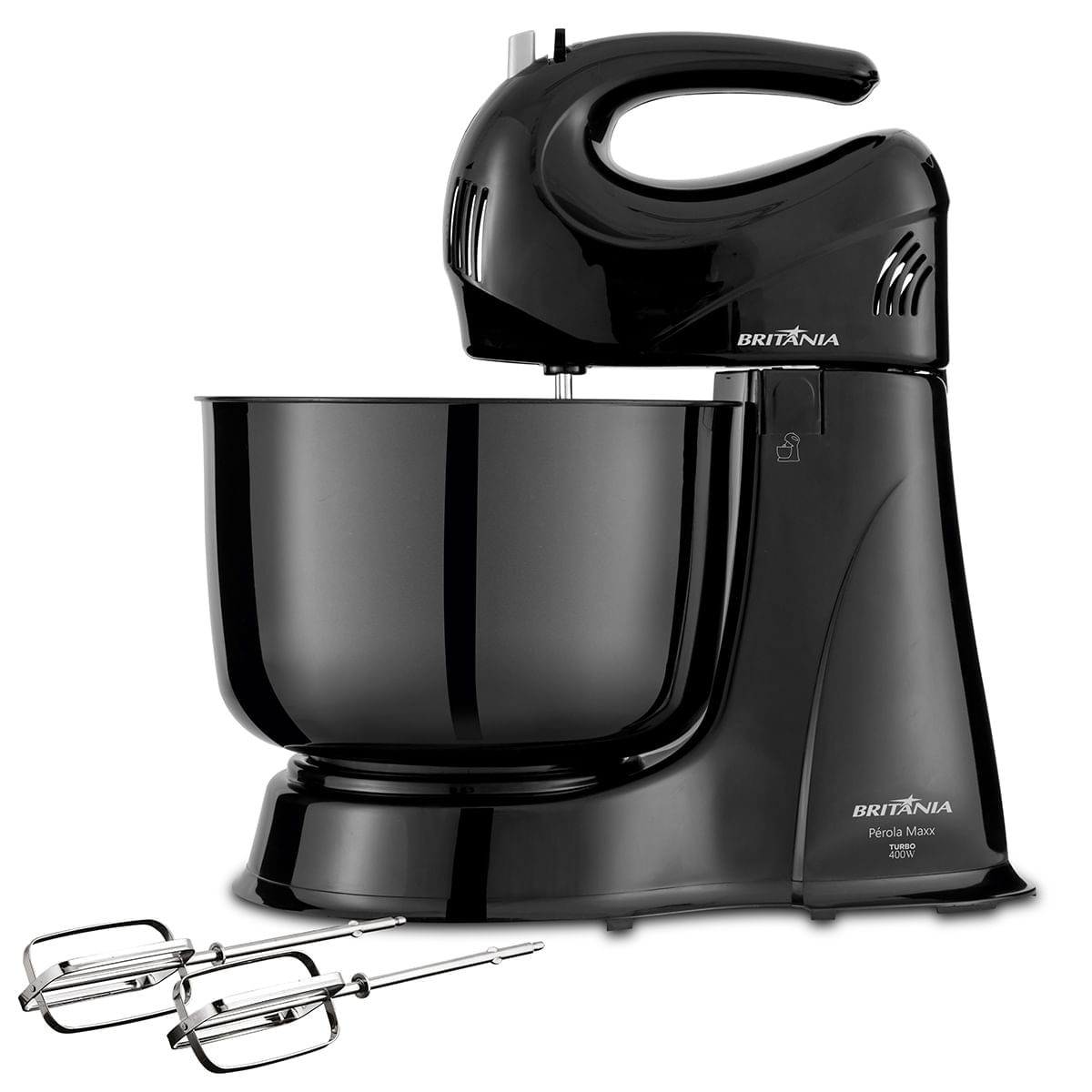 Batedeira Britânia Pérola Maxx Preto 350W 110