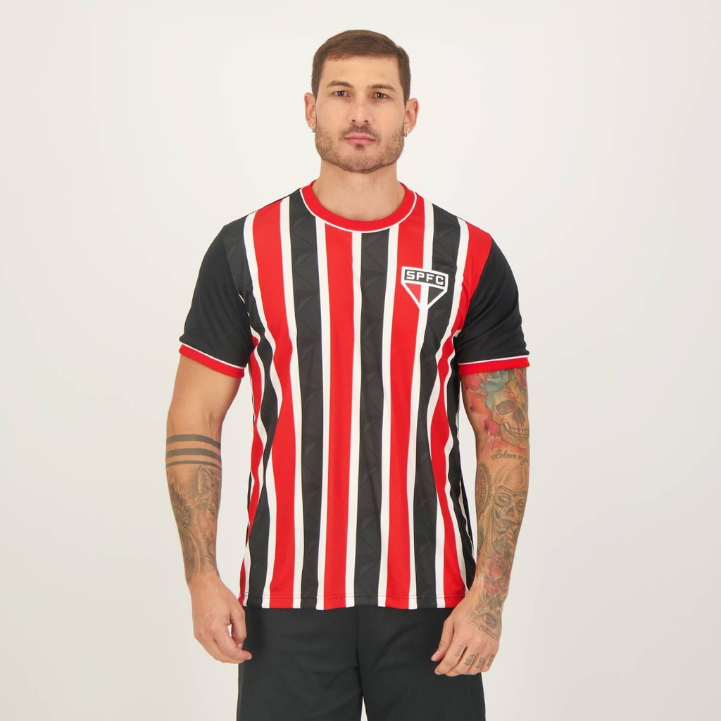 Camisa São Paulo Classmate Preta e Vermelha