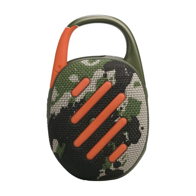 Foto 2 de Caixa de Som Bluetooth Portátil JBL Clip 5 Camuflada