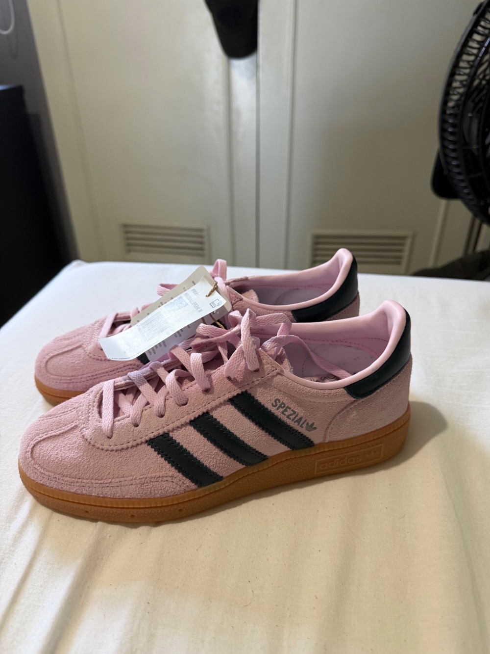 adidas Handball Spezial Clear Pink Supplier Colour Gum — 37.5, Novo