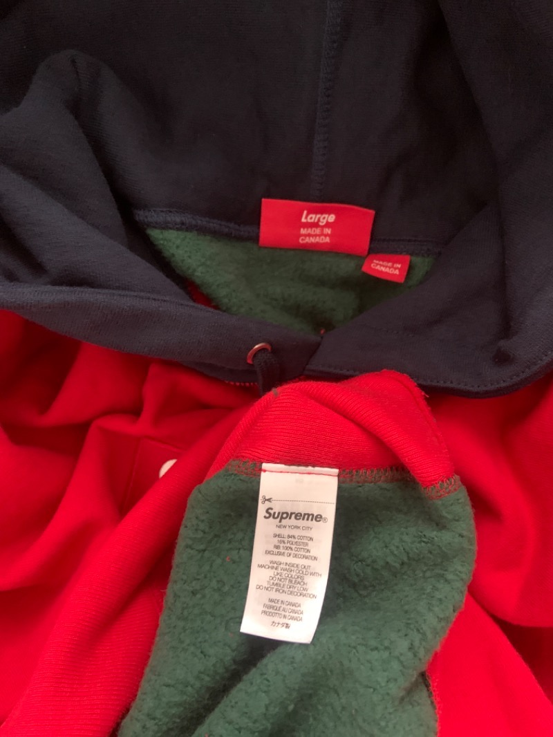 Foto 5 de Moletom Supreme Box Logo Hooded Multicolor — G, Novo