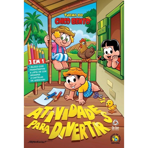 Turma do Chico Bento Atividades para Divertir