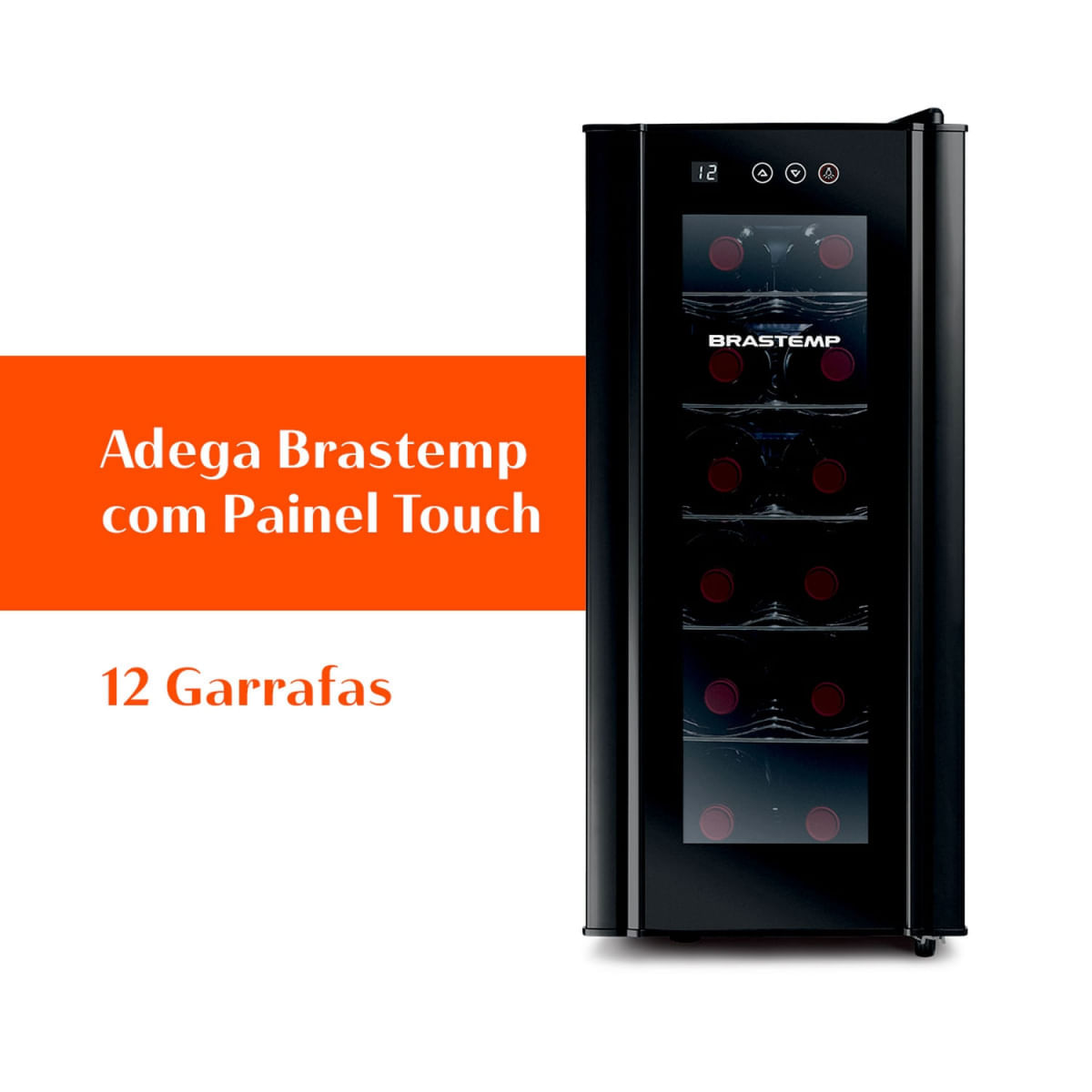 Foto 5 de Adega Brastemp 12 Garrafas com Painel Touch - BZC12BE 110