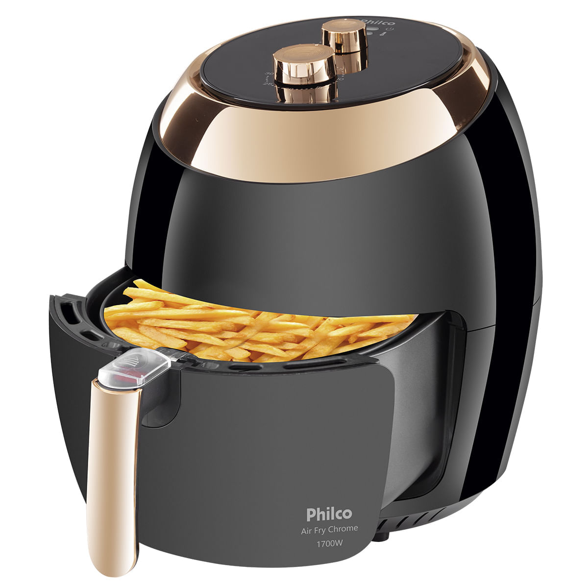 Foto 2 de Air Fryer Philco 5,5L Chrome PFR02PC 220