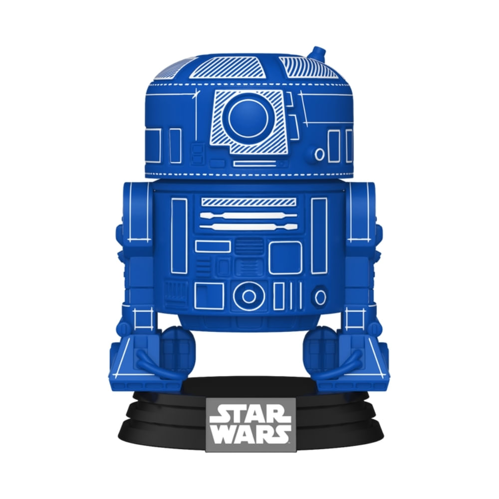 Foto 3 de Boneco Funko Pop! Star Wars - R2-D2 (Blueprint)