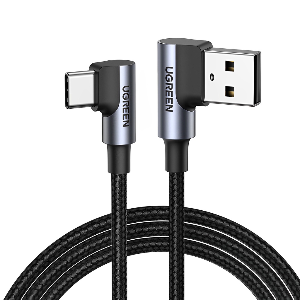Cabo de Dados Ugreen Usb 2.0 Angular p Tipo C Angular 2m