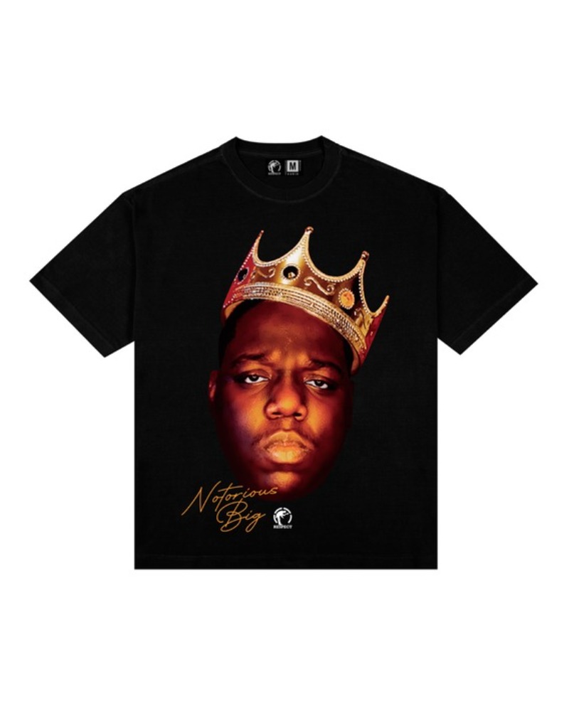 Camiseta Respect Oversized Big Face Black — P / M / G, Novo