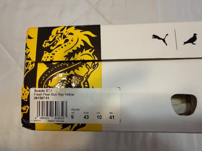 Foto 2 de Staple x Puma Suede Yellow Black — 41, Novo