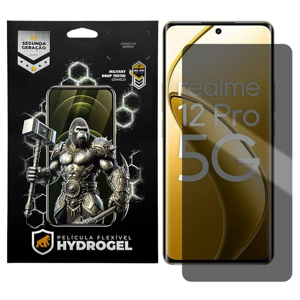 Película para Realme 12 Pro 5G - Privacidade Hydrogel - Gshield