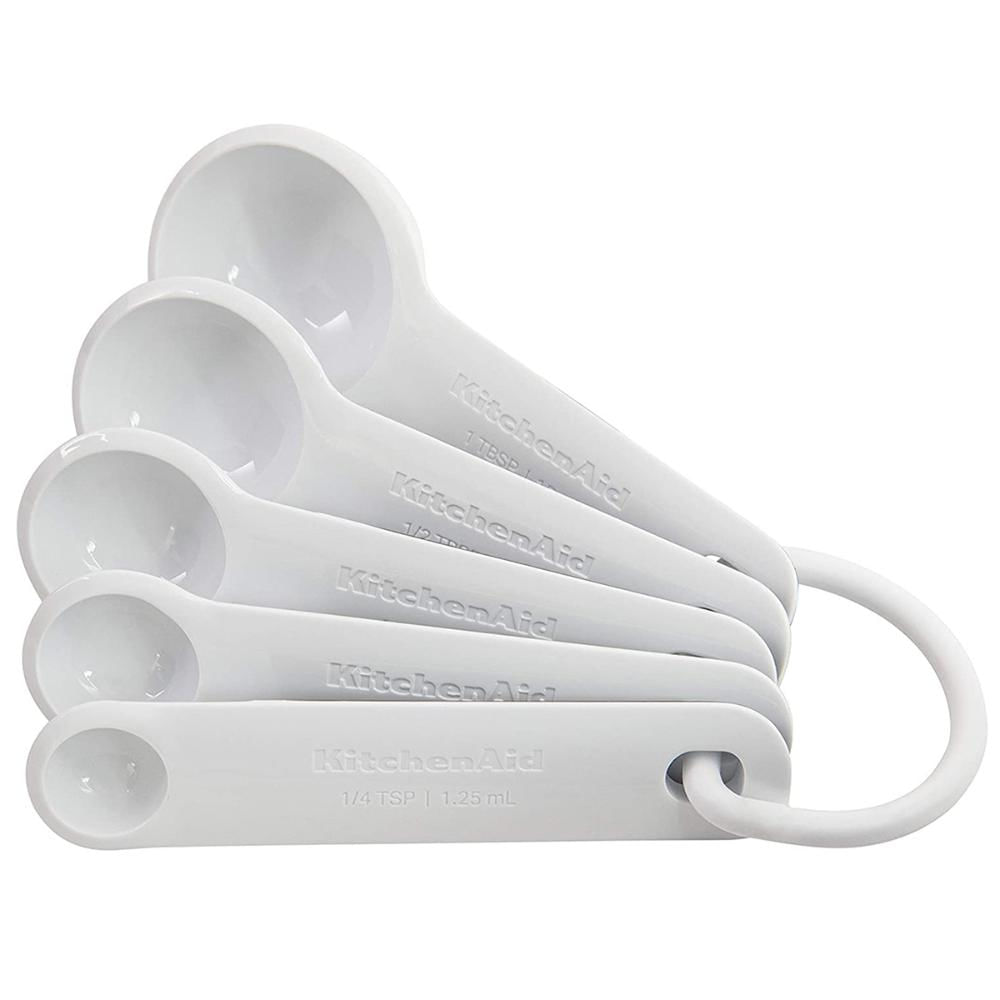 Conjunto de 5 Colheres Medidoras Luxo Vermelho KitchenAid