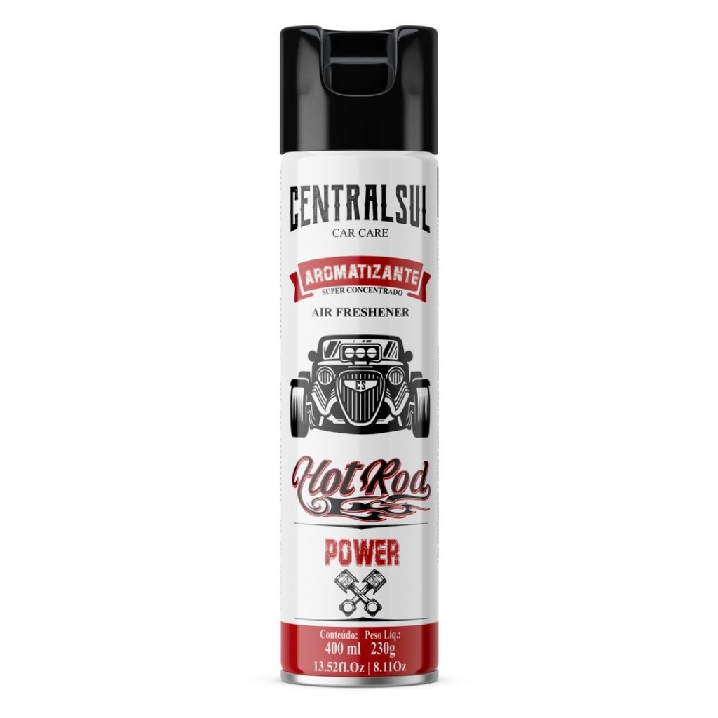Aromatizante aerossol hot rod power 400ml centralsul