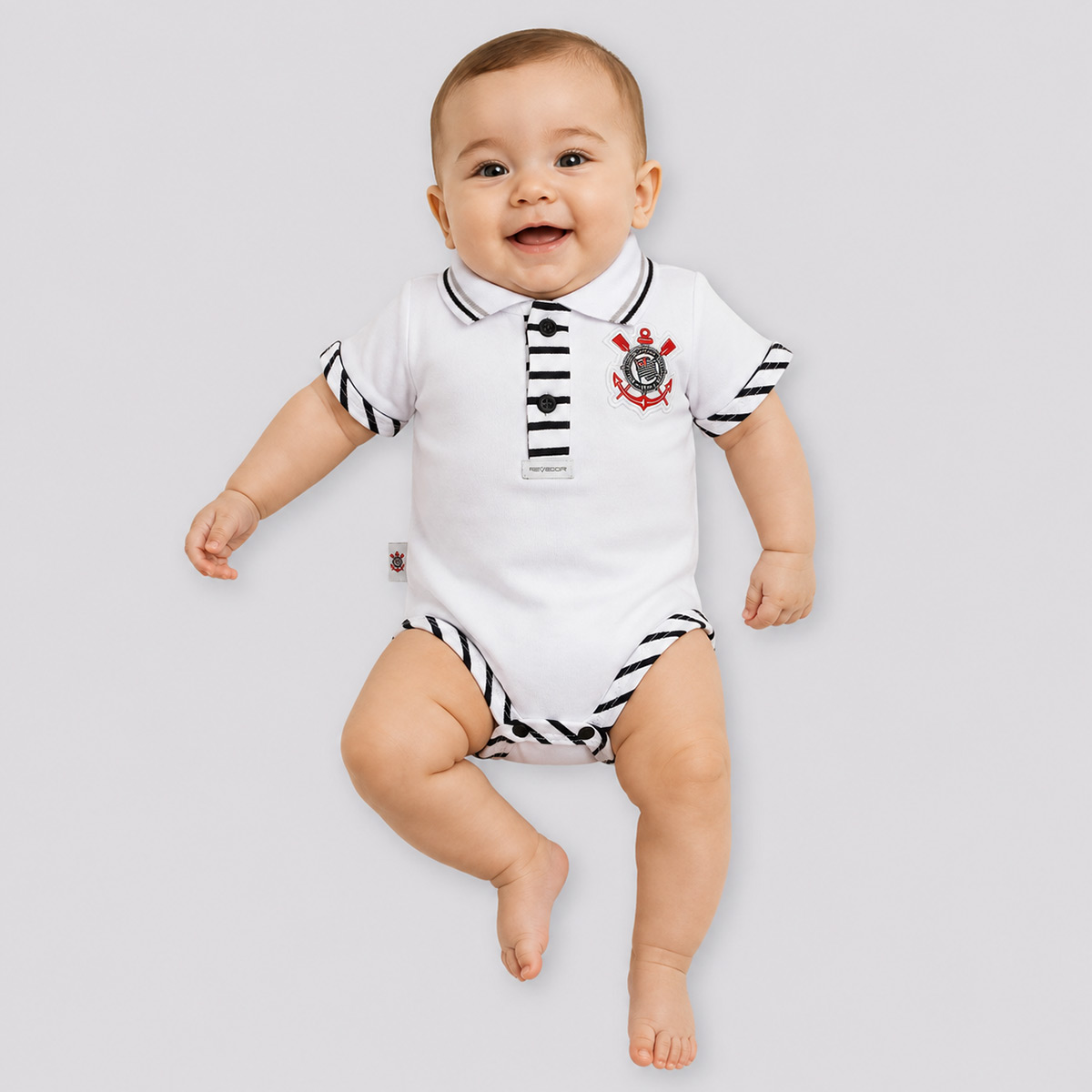 Body Polo Corinthians Mo Branca