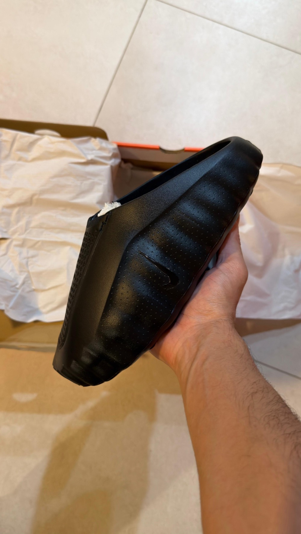 Nike Mind 001 Slide Triple Black — 40.5, Novo
