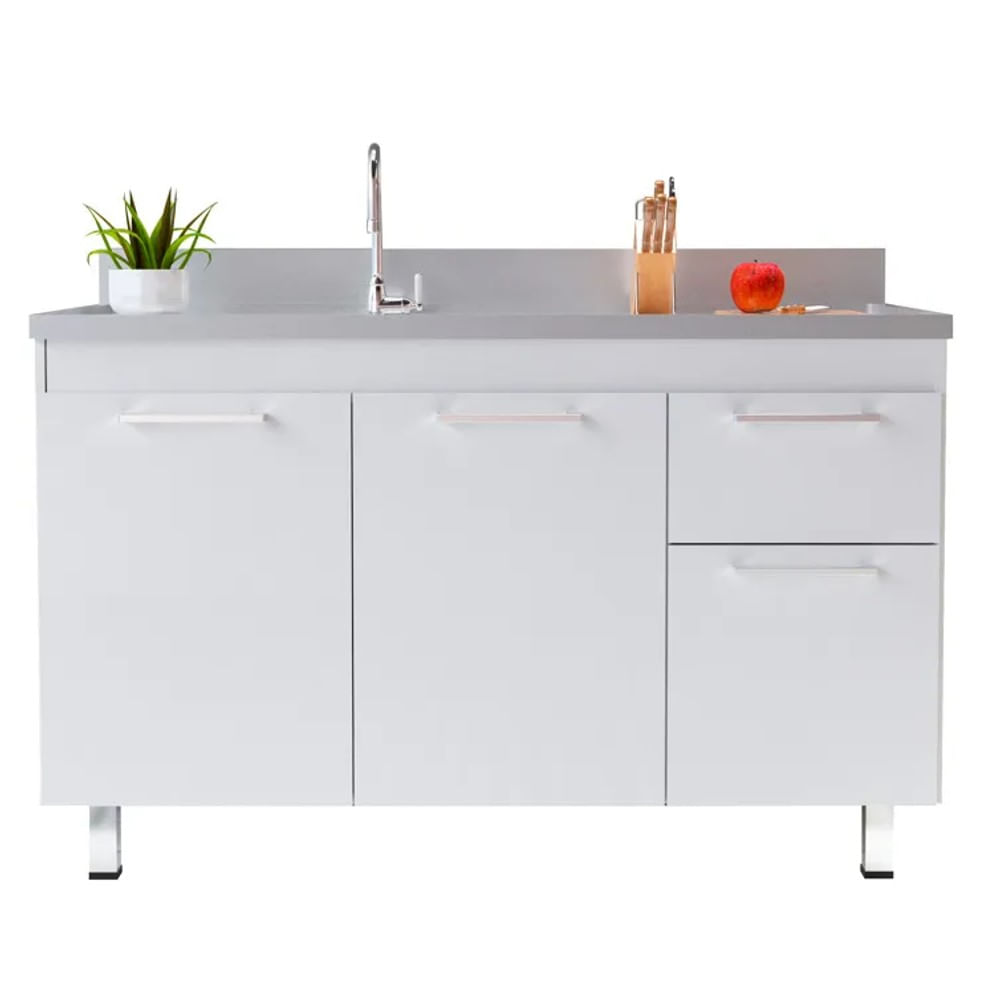 Gabinete Para Cozinha Kaus Branco Cerocha