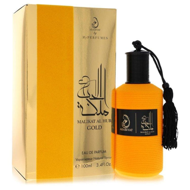 Perfume Arabiyat Malikat Al Hub Gold 100 ML Eau De Parfum Spray (Unisex) Feminino
