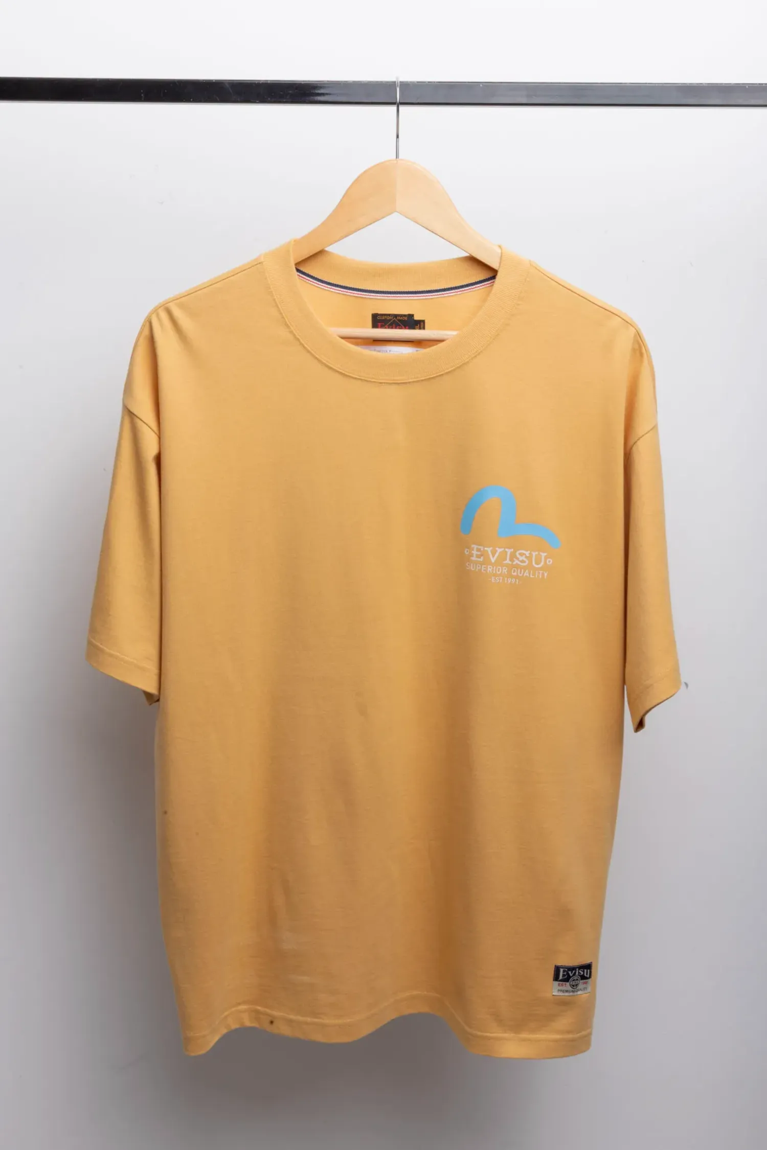 Camiseta Evisu Daicock Printed Beige — XG, Novo