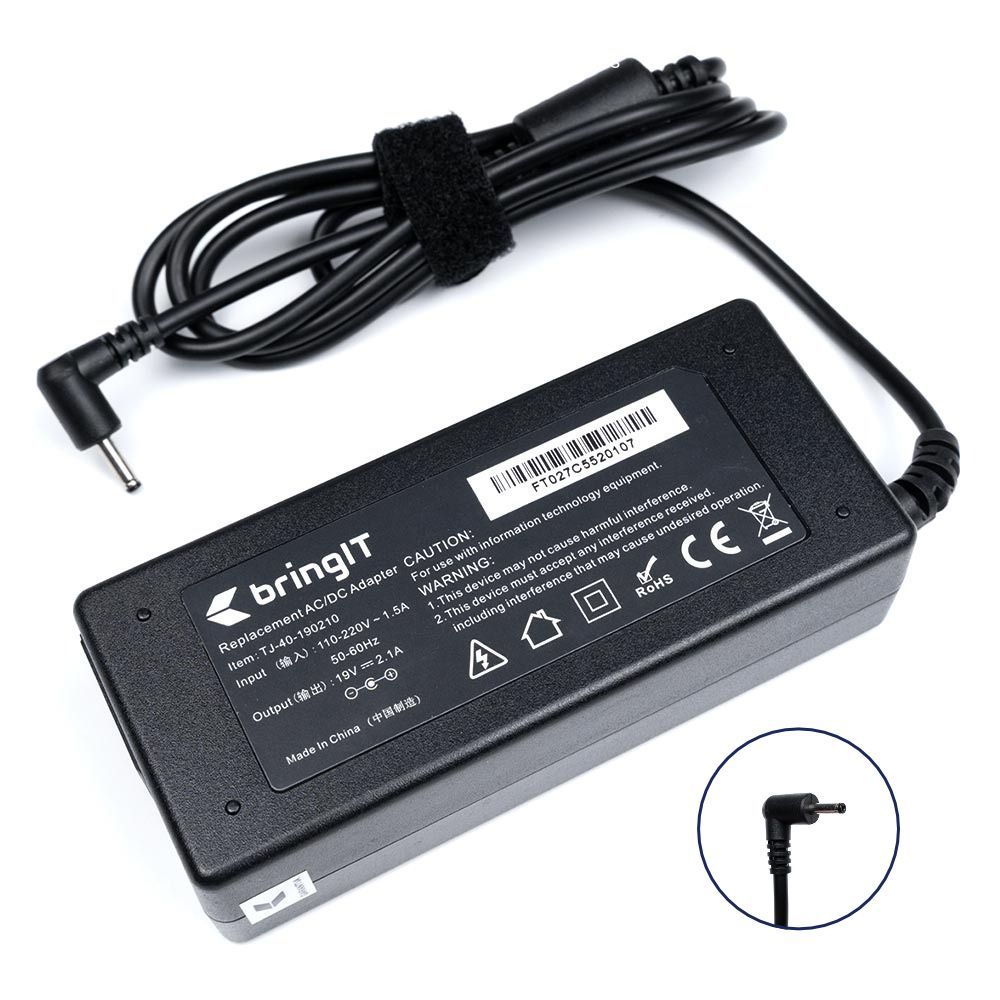 Fonte para Notebook compatível com Samsung NP350XAA PA-1400-96 (AD-4019) 19V 2.1A 40W