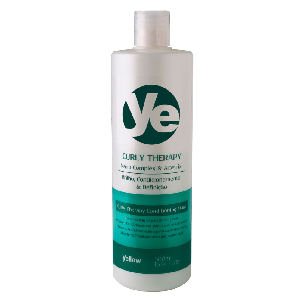 Yellow Curly Therapy - Máscara Condicionadora — 500ml